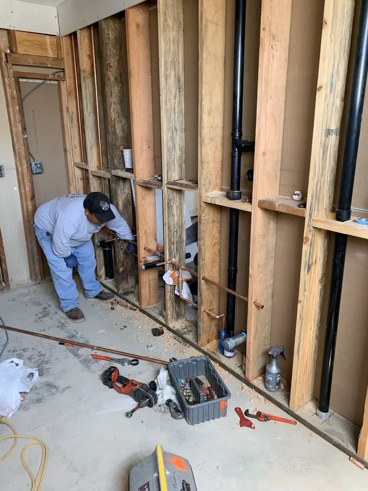 Commercial rough-in plumbing for Gas Line Repair in Bainbridge